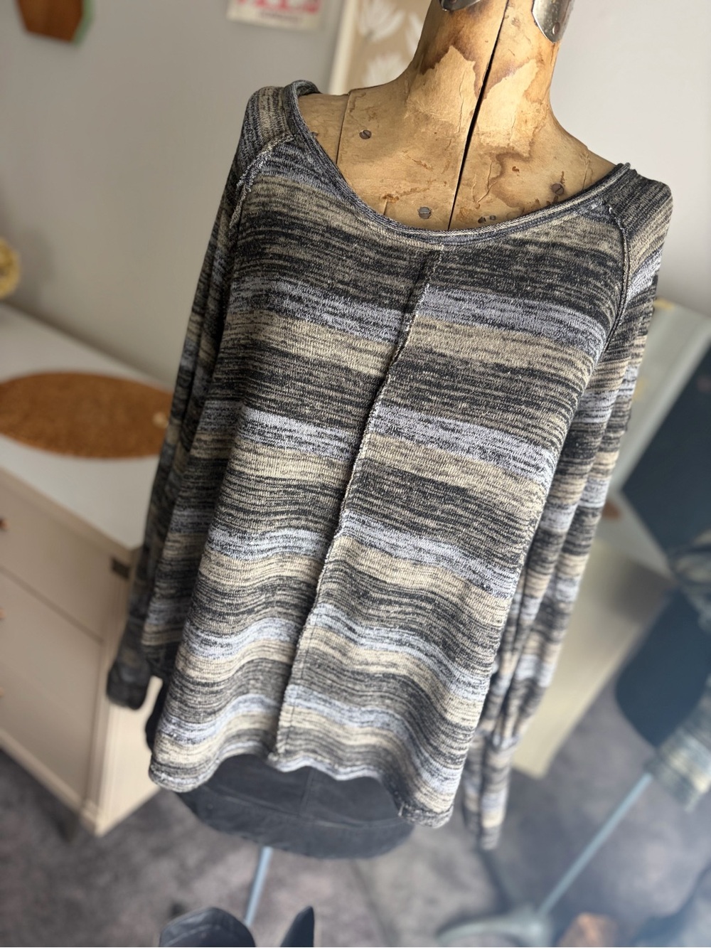 Free People Slouchy Carolina Hacci Sweater Tunic
